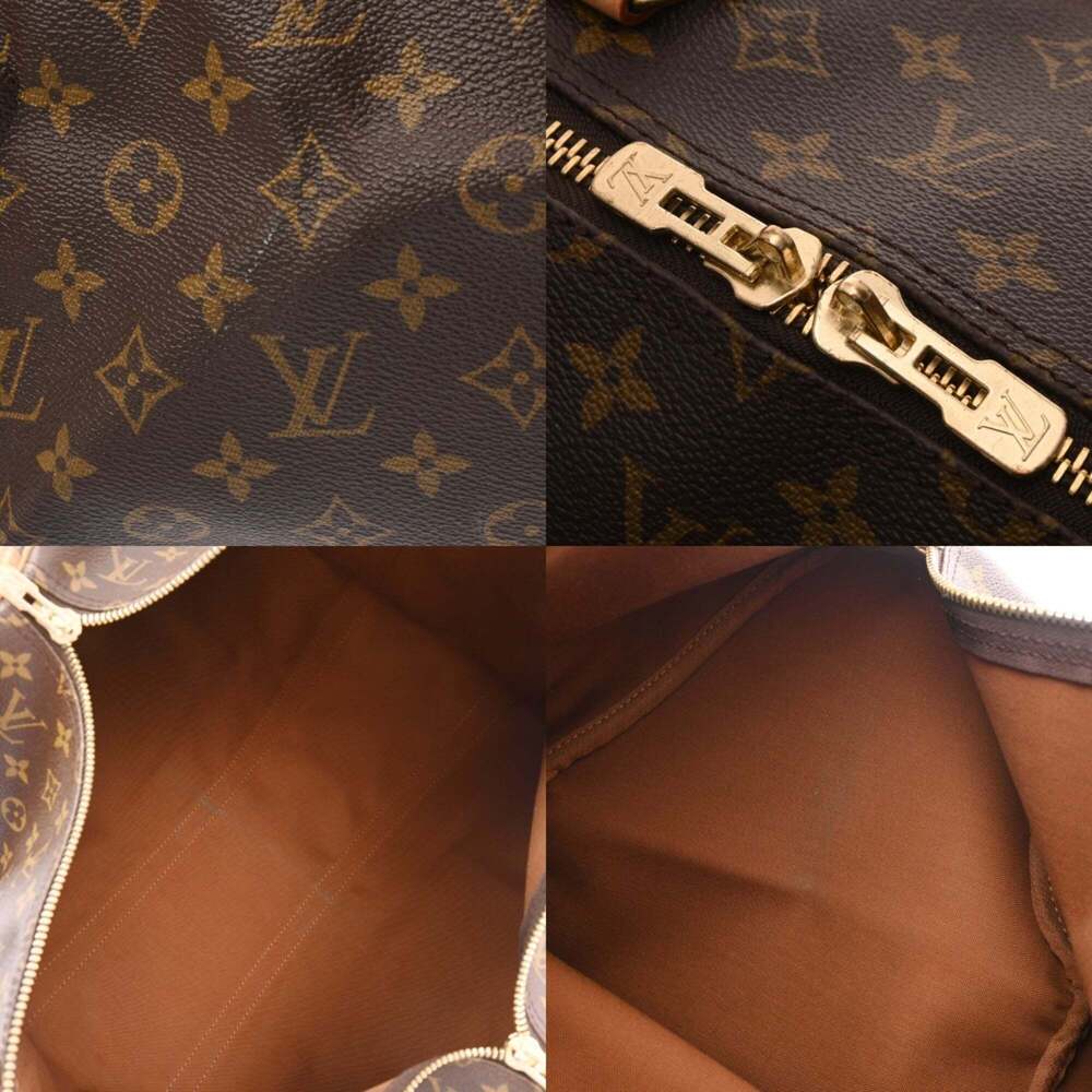 LOUIS VUITTON Brown Monogram Canvas Keepall 55 Boston Bag - Picture 10 of 11